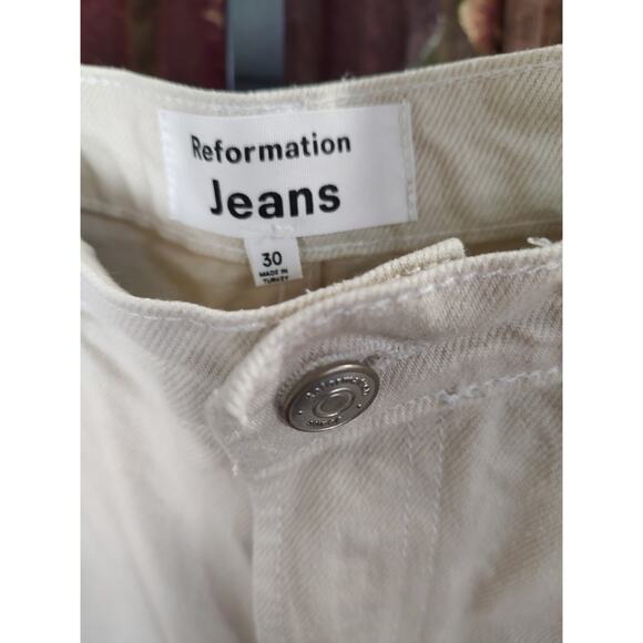 Reformation Wilder Denim High Rise Ankle Jeans Size 30 New $188 - Picture 7 of 13